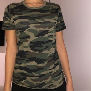 Camo short sleeve t-shirt